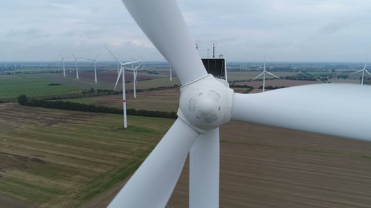 Real wind turbine